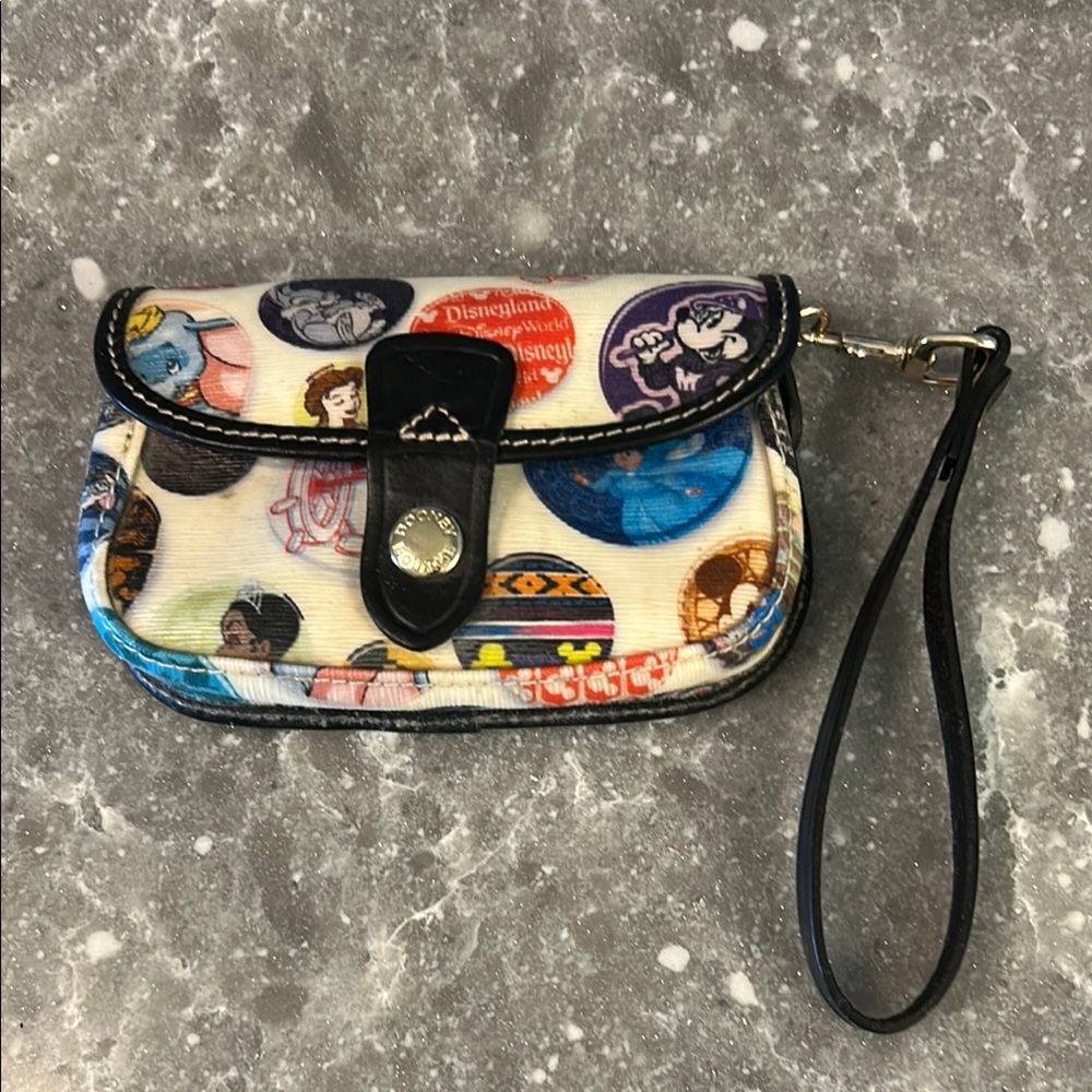 Disney Character Print Wristlet